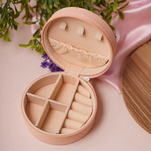 Personalized Organizer Jewellery Box for Women - Peach